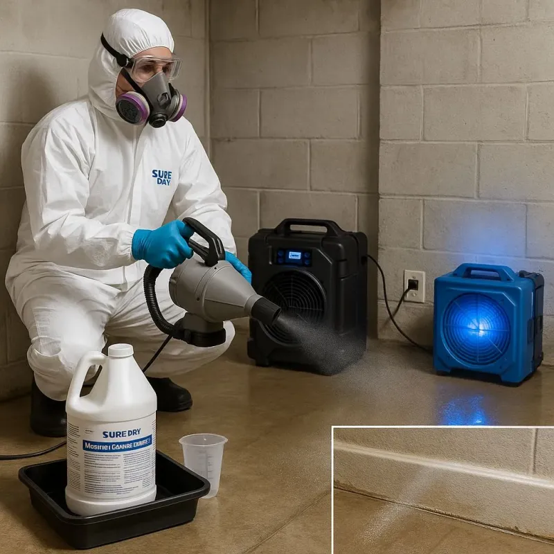 Sanitization and Odor Removal process in Sloan, NY